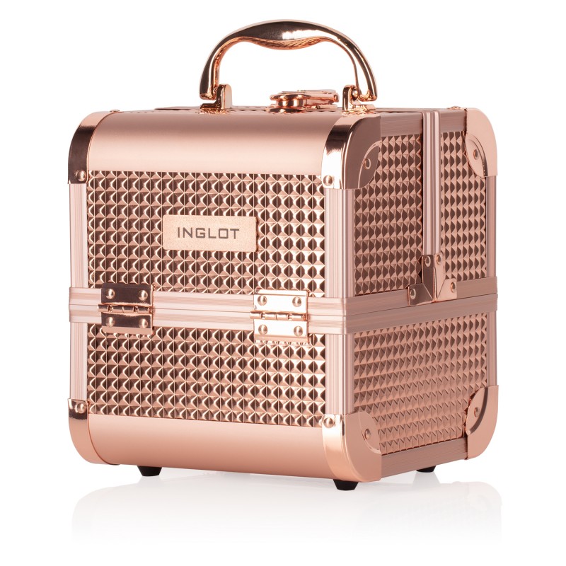 rose gold mini suitcase