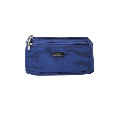 Cosmetic Bag Blue & Silver (R23676B)