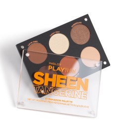 INGLOT PLAYINN Sheen Tangerine Eye Shadow Palette