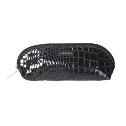 Makeup Pencil Case Snake Skin Pattern Black (R23984B)