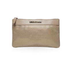 Cosmetic Bag Beige & Gold