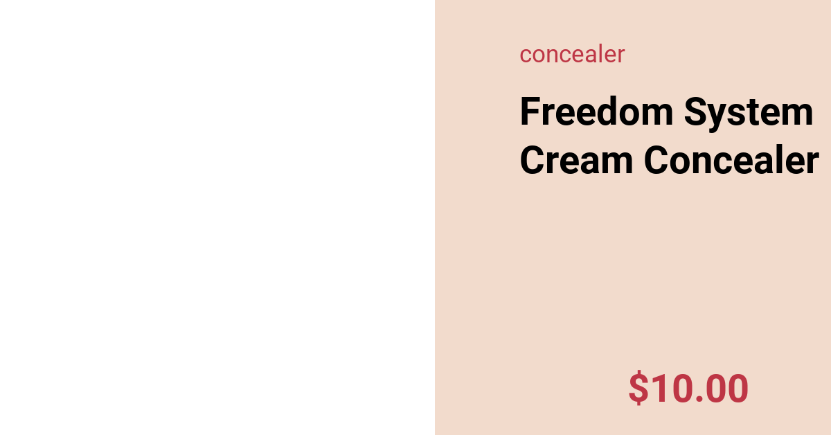 Inglot freedom 2025 system cream concealer