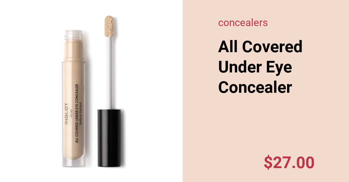 All Covered Under Eye Concealer INGLOT