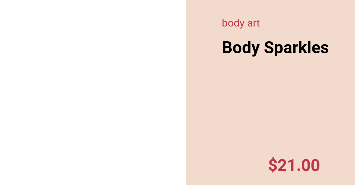 Body Sparkles INGLOT