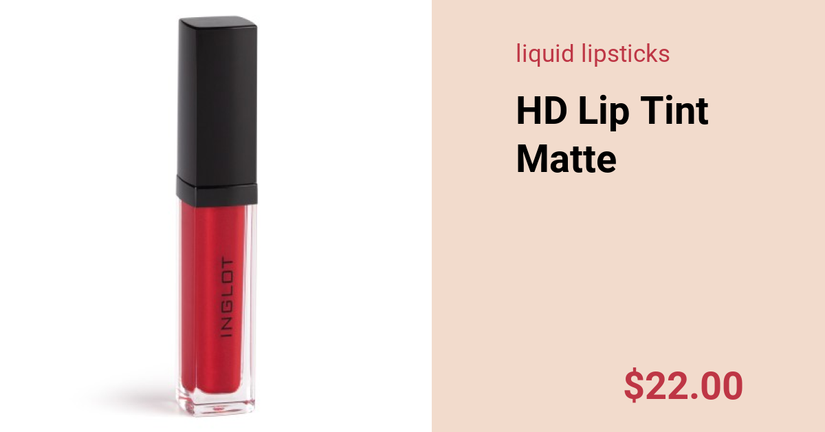 HD Lip Tint Matte - INGLOT