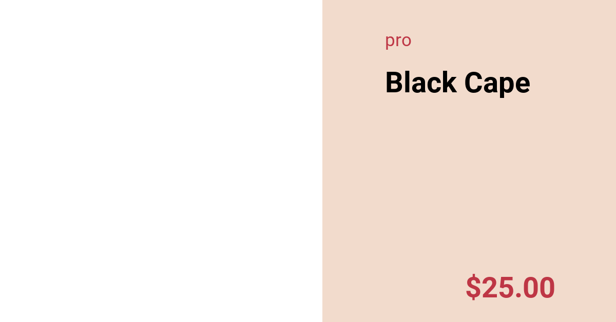 Black Cape - INGLOT