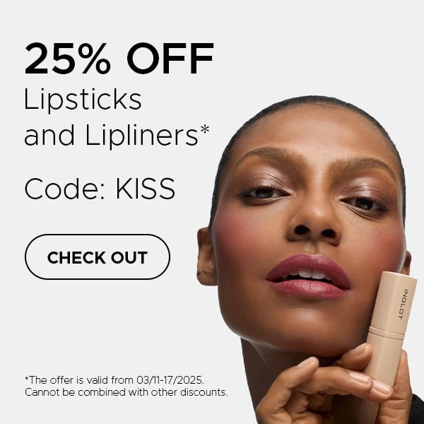 Get 25% off lip products!