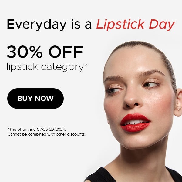 International Lipstick Day: 30% Off Lipsticks Category