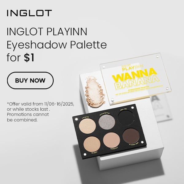 Only now! Take advantage of a special offer on Inglot Playinn palettes!