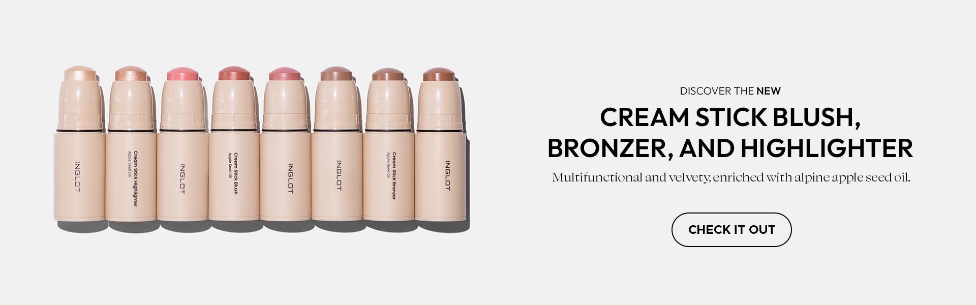 NEW: Cream Stick Blush, Bronzer, and Highlighter