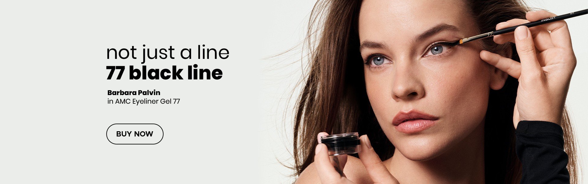 Barbara Palvin in AMC Eyeliner Gel 77