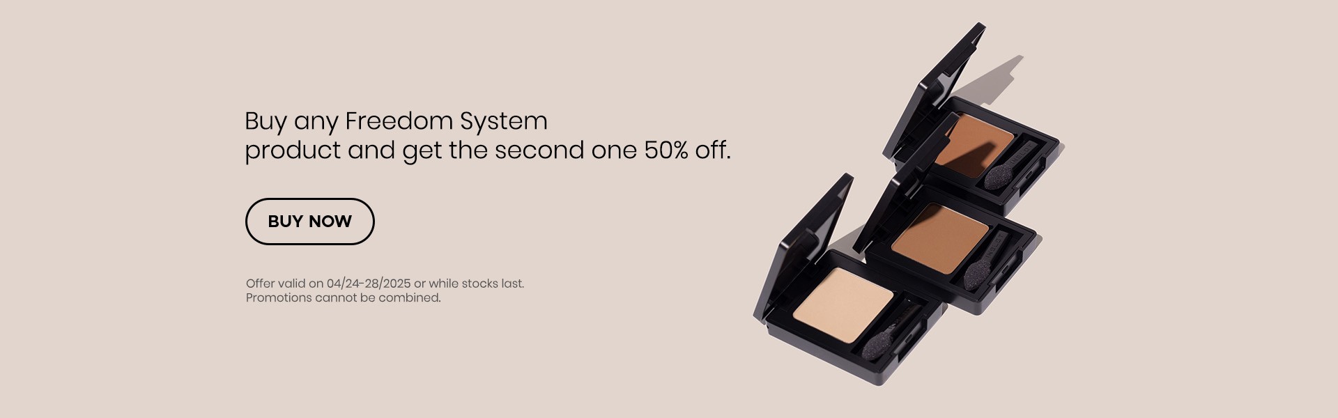50% off every second Freedom System item